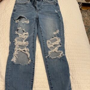 American Eagle ripped jeans